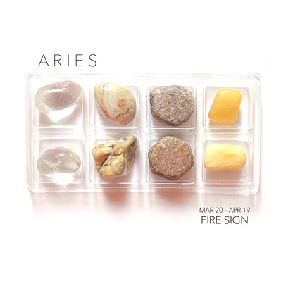 VÆDDEREN / ARIES (21 MARTS - 20 APRIL) - STJERNETEGNETS KRYSTAL KIT