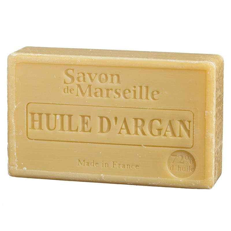 Savon de Marseille Argan olie sæben giver dig den perfekte kombination af fransk elegance, mild pleje og dyb næring – hver eneste dag.