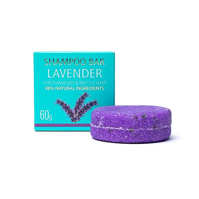 SHAMPOO BAR MED LAVENDEL - ØDELAGTE &amp; SPALTEDE SPIDSER