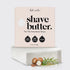 Blødgør & beskyt huden med KITSCH Shave Butter Bar. Fugtgivende barbersæbe med Shea Butter & Vitamin E – 100 % vegansk og plastikfri.