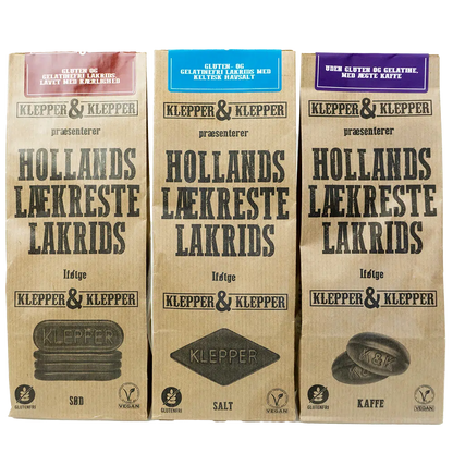 Klepper &amp; Klepper gourmet lakrids | Sød eller salt