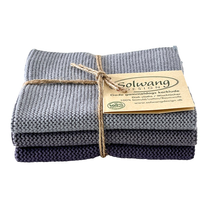 Solwang Øko-Tex karklude 3 stk | Lavendel kombi