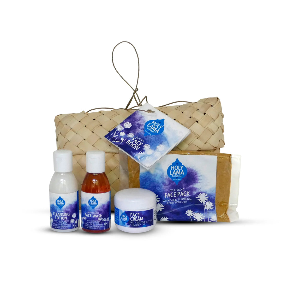 Holy lama rejsesæt med ayurvediske ansigtsprodukter