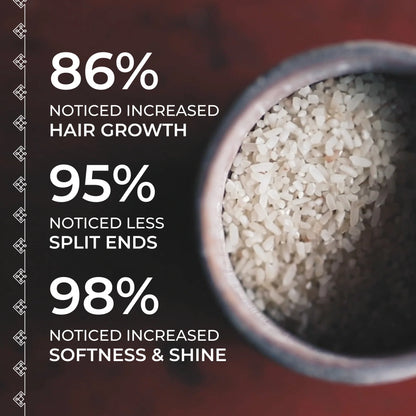 Naturlig shampoo bar med Rice Water – styrker, giver glans og friskhed med Terrace Garden-duften.