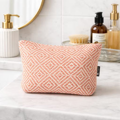 Toilettaske - bomulds jacquard | 4 designs