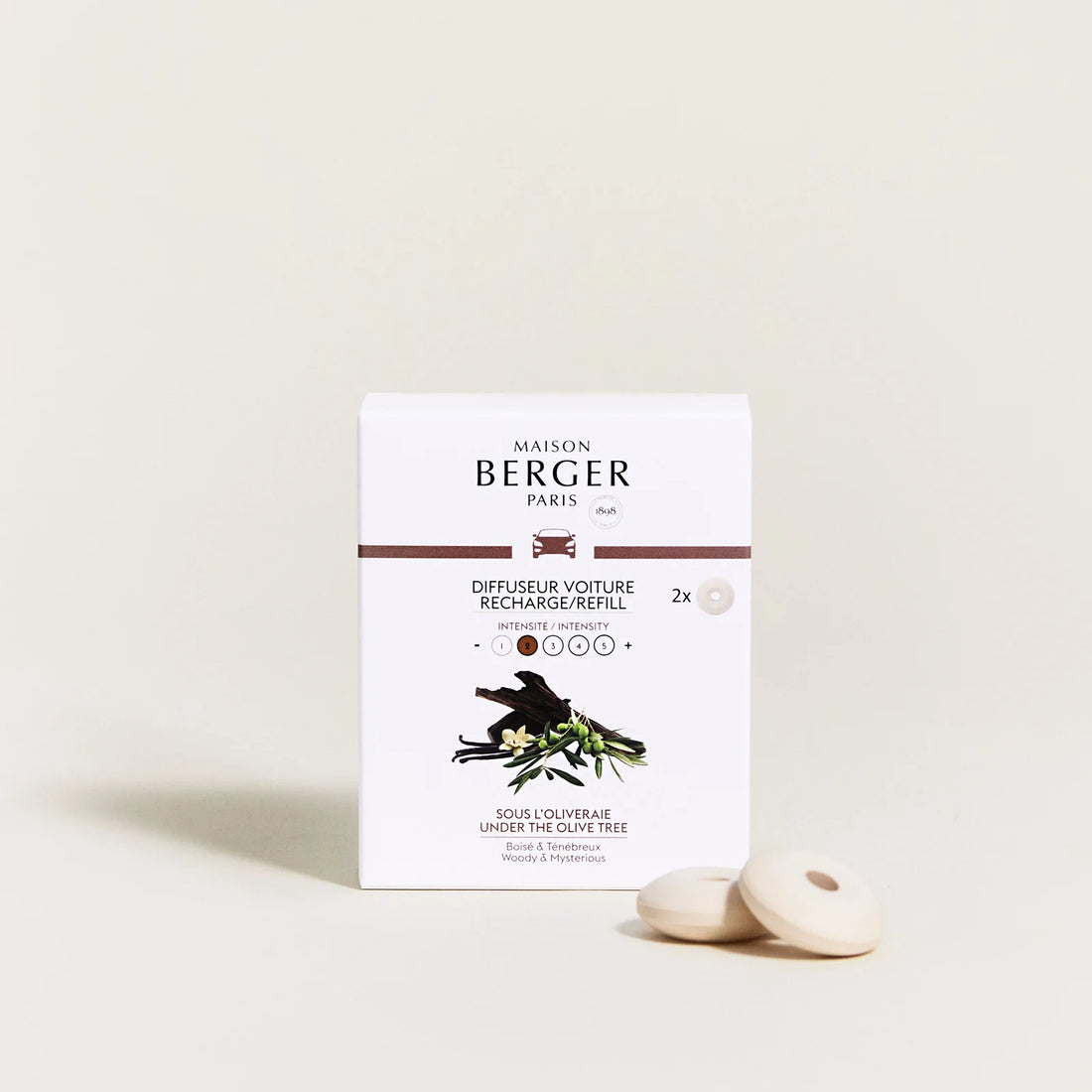 Maison Berger Refill - Under the Olive Tree | Duft til bil luftfrisker