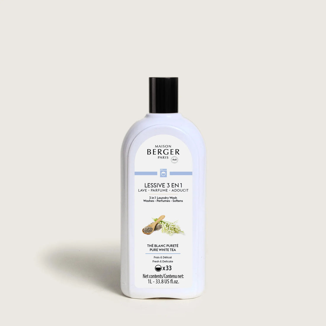 Maison Berger naturligt & miljøvenligt vaskemiddel – Pure White Tea