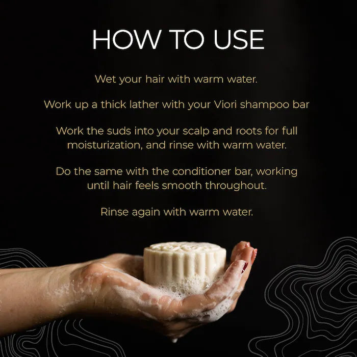 Viori Shampoo &amp; Conditioner Travel Size Sæt – Citrus Yao med Rice Water