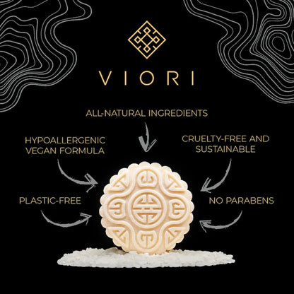 Viori Shampoo &amp; Conditioner Travel Size Sæt – Citrus Yao med Rice Water