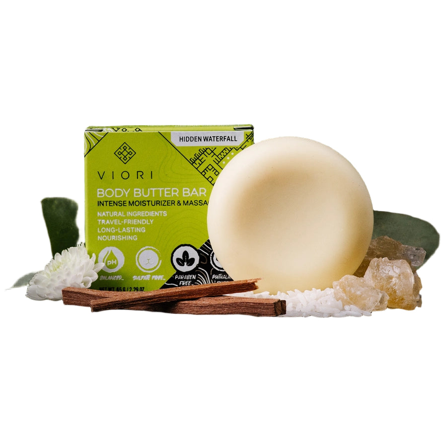 Viori Body Butter Bar – Hidden Waterfall med Rice Water til intens fugt