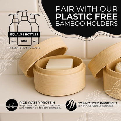 Viori Conditioner Bar – Native Essence med Rice Water til volume &amp; styrke