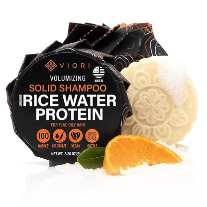 Viori Shampoo Bar – Citrus Yao med Rice Water til volume &amp; styrke