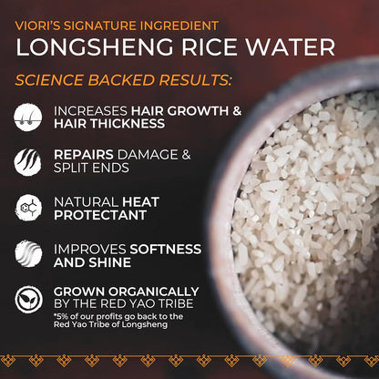 Viori Shampoo Bar – Citrus Zest med Rice Water til volume &amp; glans