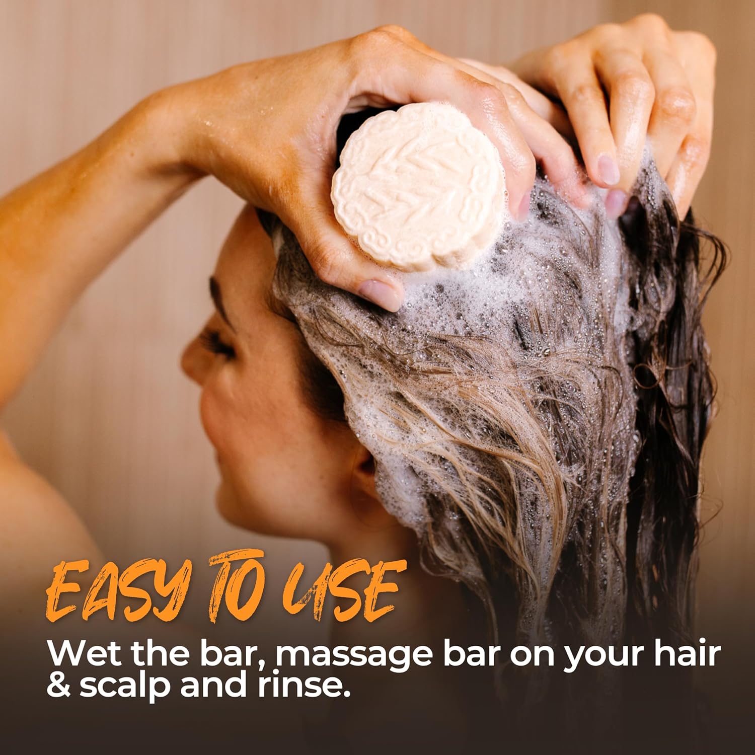 Viori Shampoo Bar – Citrus Zest med Rice Water til volume &amp; glans