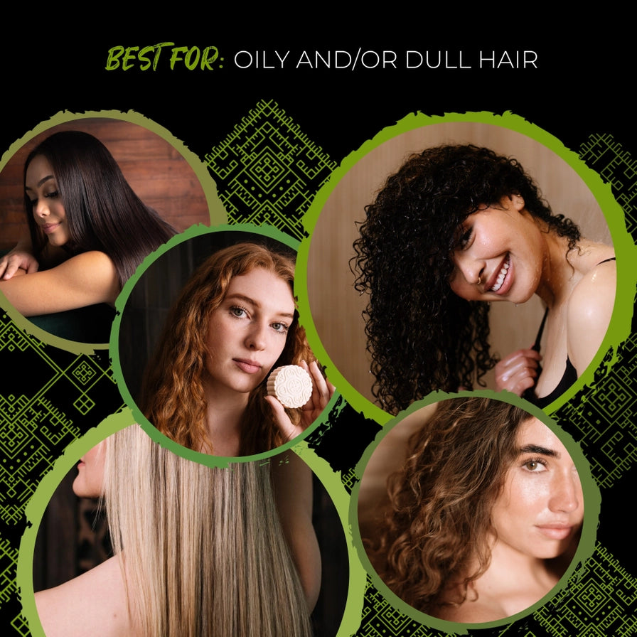 Viori Shampoo Bar – Tea Tree Mint med Rice Water til styrke &amp; dybderens