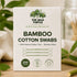 My Rustic Roots Bamboo Cotton Swabs er 200 dobbeltsidede vatpinde med bambuspind og bløde spidser af økologisk bomuld.