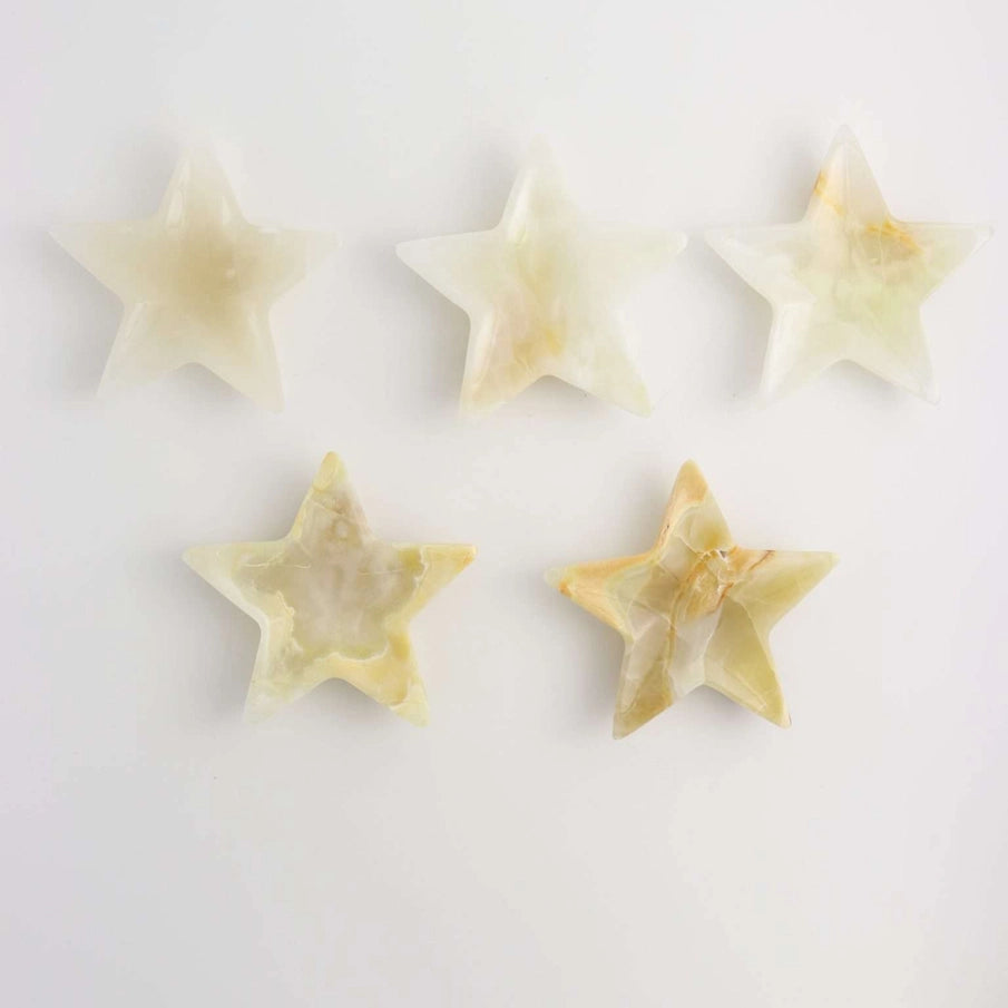 Onyx krystal skål – Stjerneform | Renhed, overblik & energetisk beskyttelse
