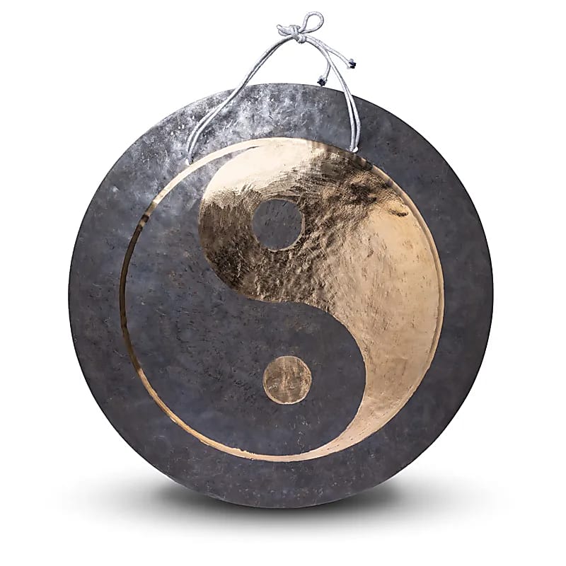 Gong Wind med Yin Yang symbolik – 70 cm | Yogi & Yogini