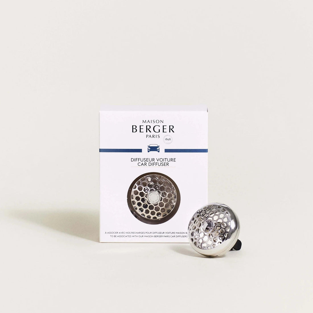 Bil Diffuser - Honey Comb Chrome - Maison Berger