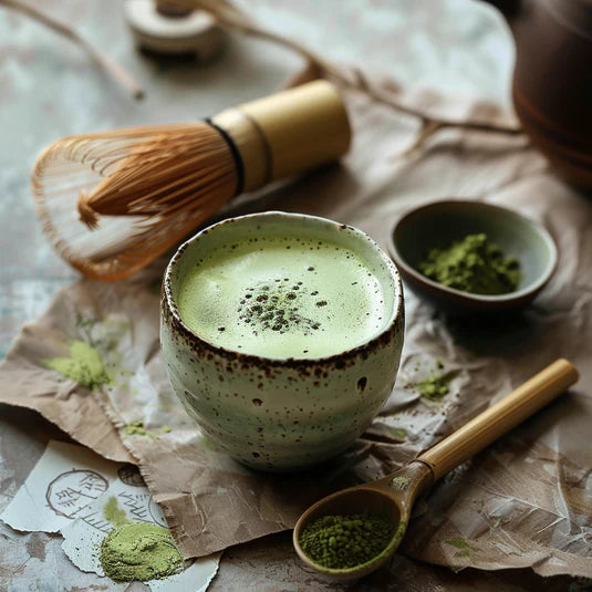 Chashaku Bambusske til Matcha | Traditionel japansk doseringsske i håndskåret bambus