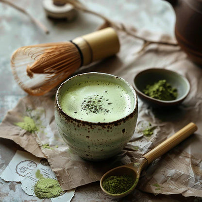 Chashaku Bambusske til Matcha | Traditionel japansk doseringsske i håndskåret bambus
