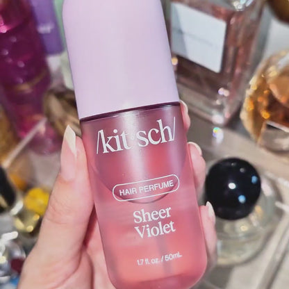 KITSCH Sheer Violet Hair Perfume – floral, ren og blød duft til hår, krop &amp; tekstil. Neutraliserer lugt. Vegansk &amp; travel friendly.