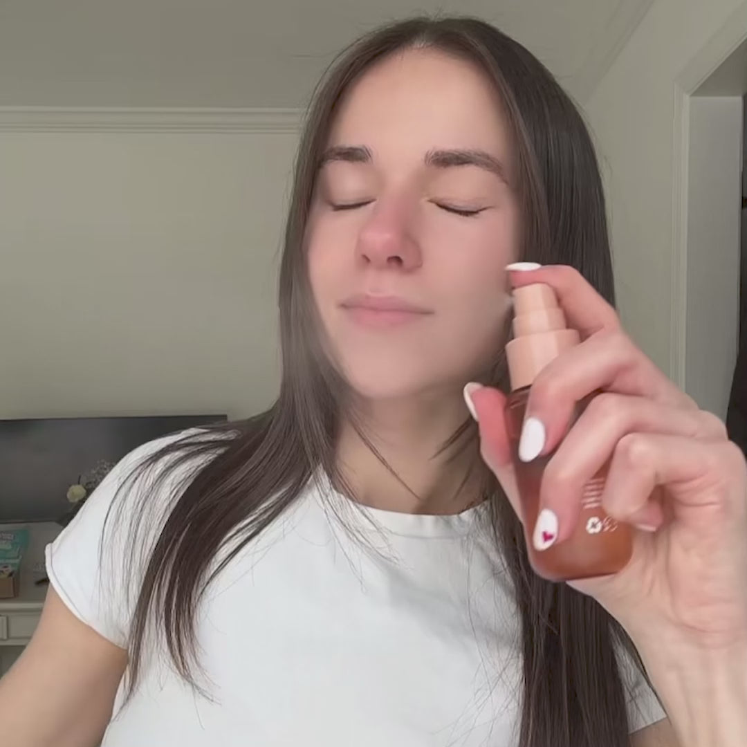 KITSCH Amber Shores Hair Perfume – solkysset, frisk og varm duft til hår, krop &amp; tekstil. Neutraliserer lugt. Vegansk &amp; travel friendly.