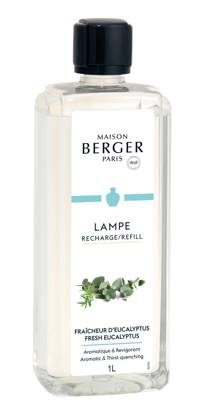 Fresh Eucalyptus - Lampe Berger Refill - Frisk duft - Maison Berger
