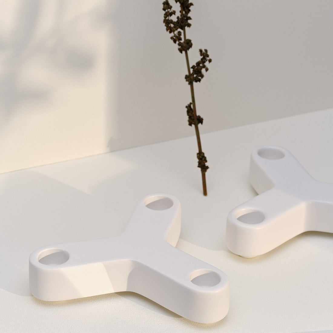 Lysestager 2 stk - Keramik - Bougies la Française