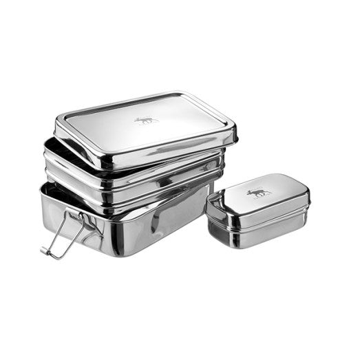 Pulito Madkasse 3-i-1 Rustfrit stål - Medium