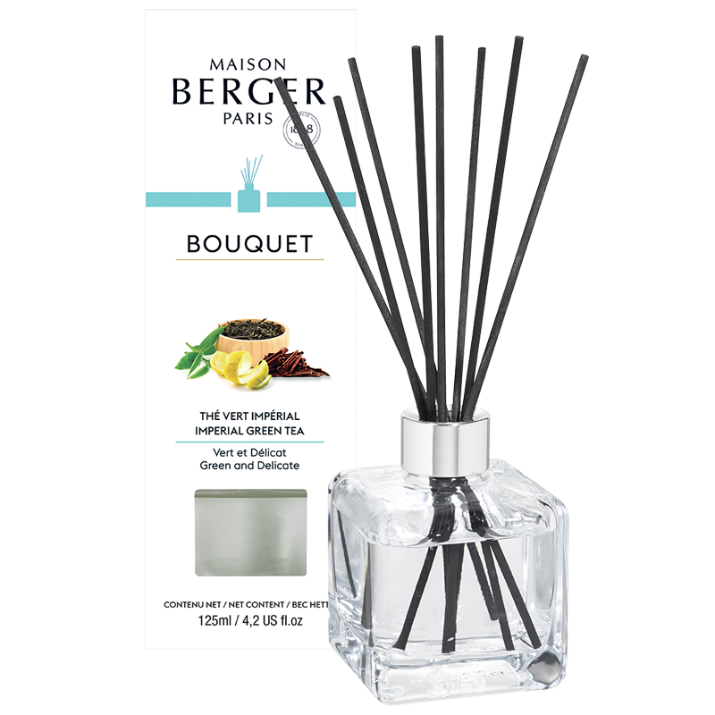 Imperial Green Tea - Flakon m. Duftpinde - Frisk duft - Maison Berger