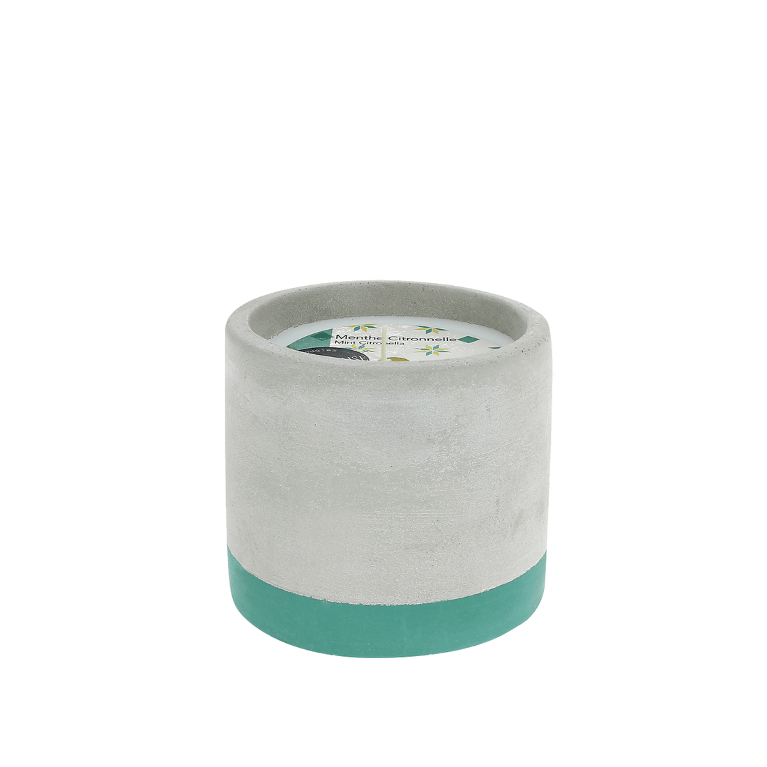 Outdoor lys m. Citronella - 9 x 7,5cm - Håndlavet - Bougies la Française