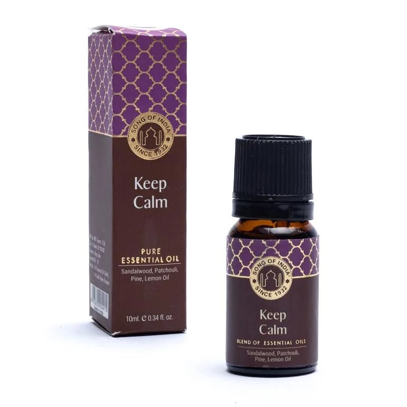Keep Calm Æteriske olier, Økologisk - Sandeltræ, Citron & Patchouli - 10ml