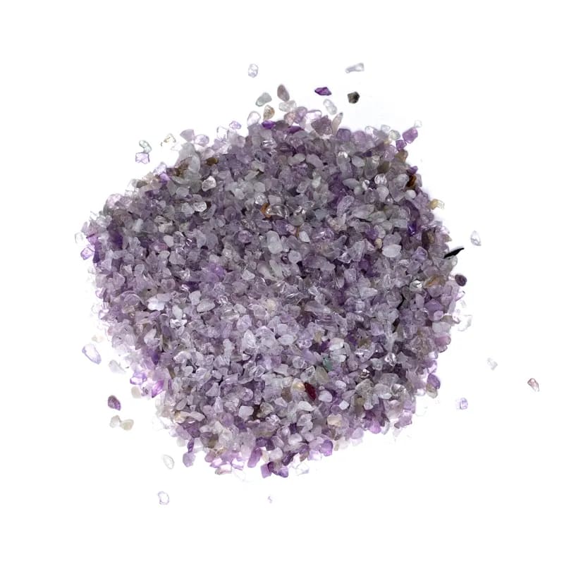 Ametyst krystallen står for INTUITION • RELAXATION • PEACE. Ametyst krystallen er den ultimative spirituelle sten. Ametyst understøtter afslappende energi og er kendt for at dulme daglige stress. Renser dig og/eller dit hjem for negativ energi - skaber en rolig og fredelig atmosfære. En ametyst krystal er den helt rigtige krystal til soveværelset, da den tilskynder til afslappende søvn. Desuden er en kendt for at forstærke din intuition og styrker dine beslutningsevner.