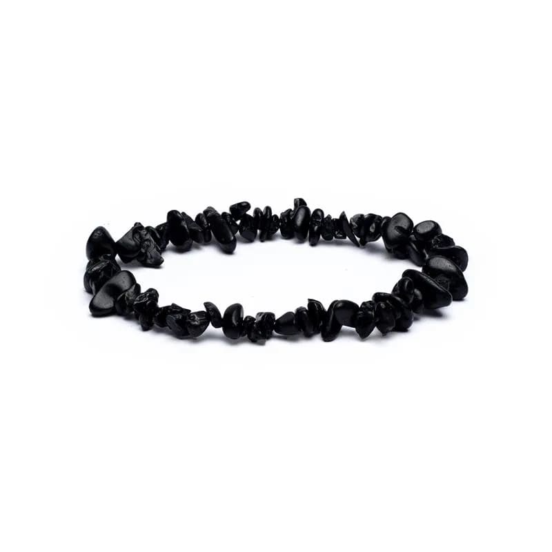 Black Onyx Armbånd - Chips Krystaller