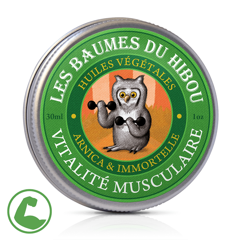 Owl Balm, Muscular Vitality - Balsam til muskelømhed - Les Baumes du Hibou