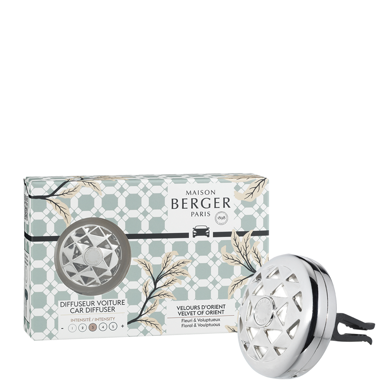 Velvet of Orient - Bil Diffuser startsæt - Krydret duft - Maison Berger