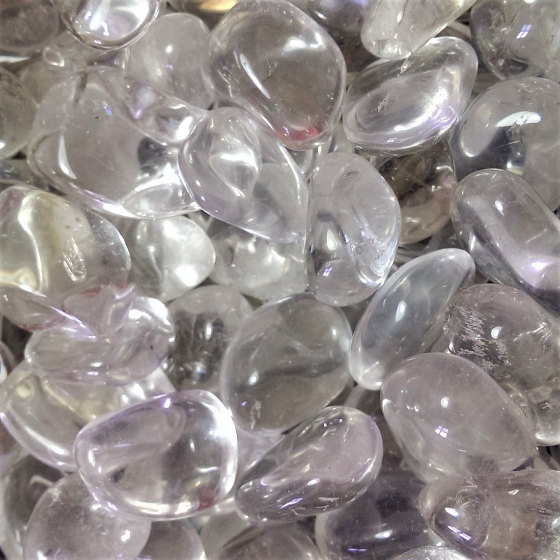 Bjergkrystal - Mini Tromlesten - Pose m. 100g.