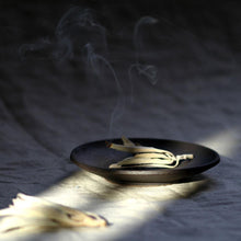 Røgelsesholder, børstet messing & Stentøjsskål - UME Collection