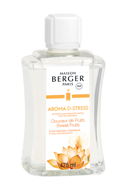 D-stress Aromaterapi - Duft Diffusers Refill - Frugt duft - Maison Berger