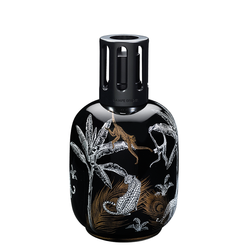 Lampe Berger - Jungle Duftlampe, Black - Porcelæn - Maison Berger