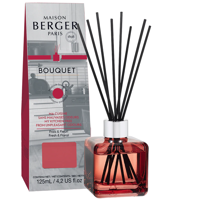 Kitchen - Free from Unpleasant Odours - Flakon m. Duftpinde - Maison Berger