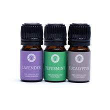 Breathe Gaveæske m. æteriske olier - Lavender, Peppermint & Eucalyptus - Økologisk