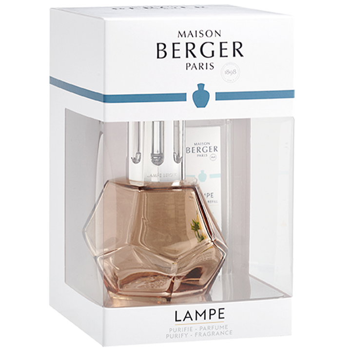 Lampe Berger - Geometric Duftlampe, Miel m. Amber Powder - Krydret duft  - Maison Berger