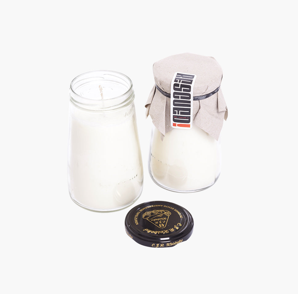 Stearinlys i Recycled glas “Grease Lighting Candle” - Rescued