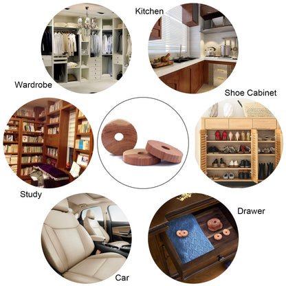 Cedertræ Kugler mod møl - 15 stk til skabe &amp; skuffer - Iris Hantverk