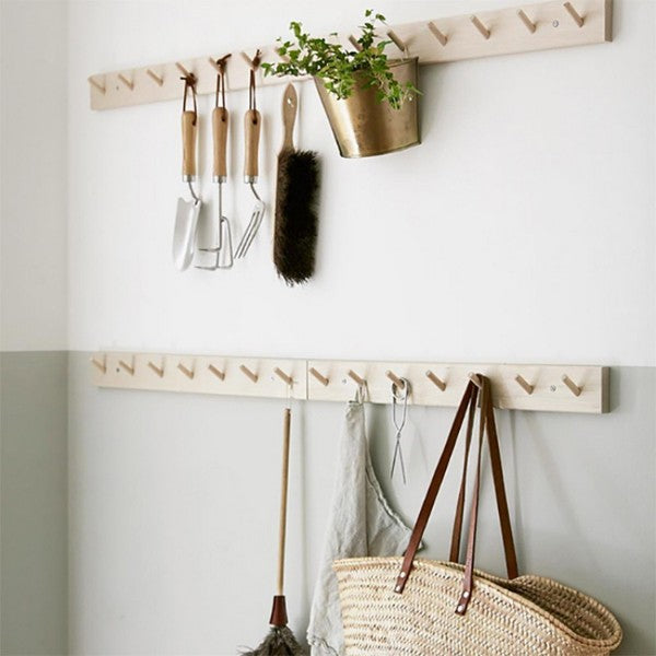 Iris Hantverk - Knagerække m. 2, 4 eller 7 knage - Birketræ