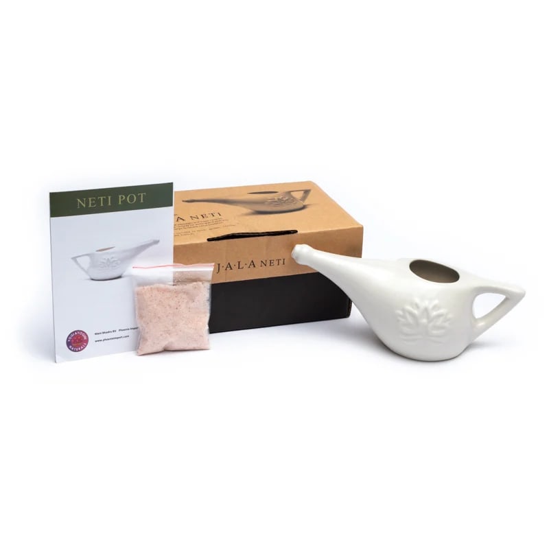 Neti Pot / Næseskyller & 25 g Himalaya Salt krystaller