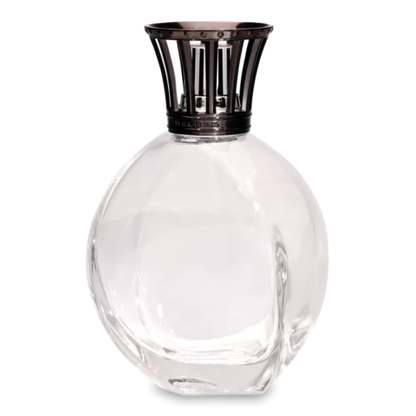 Clear Tocade duftlampe fra Maison Berger Paris, designet af Sylvie de France – en elegant og organisk duftlampe i klart glas, der renser luften og bringer naturlig ro ind i hjemmet