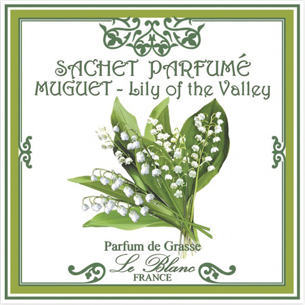 Liljekonval Duftpose m. Potpourri til skabe & skuffer - Le Blanc